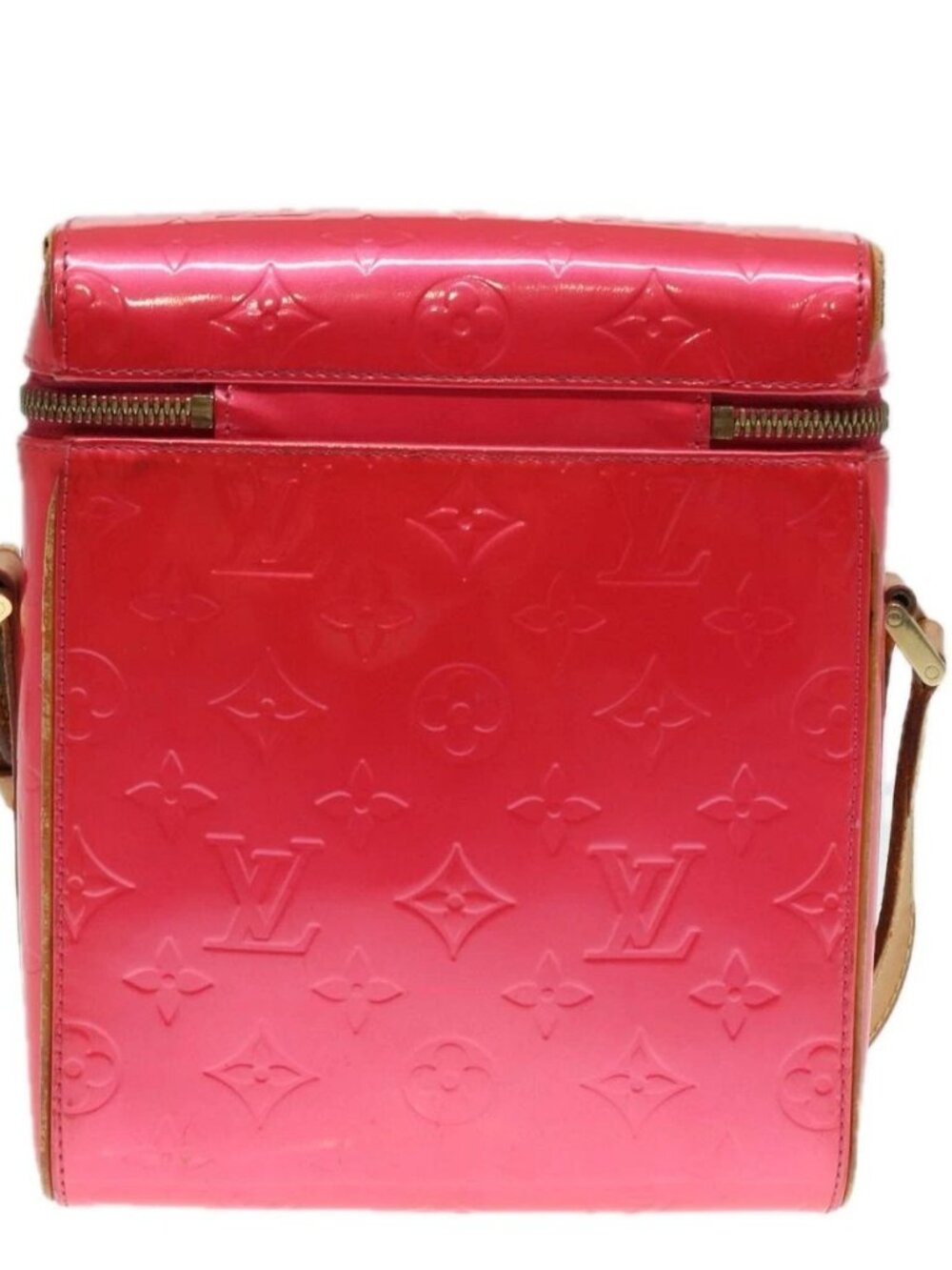 LOUIS VUITTON Monogram Vernis Sullivan Vertical Bag Pink - Picture 3 of 16